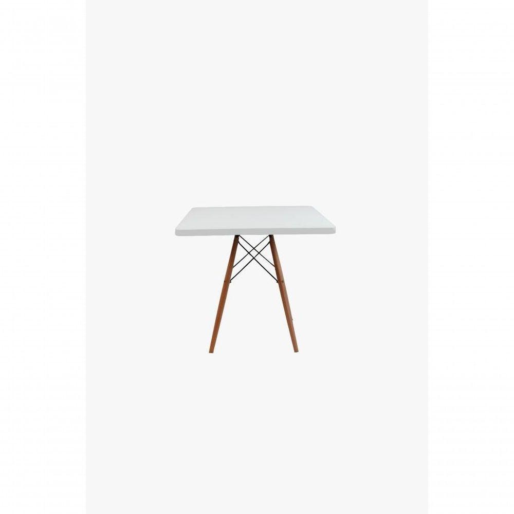 Kit Mesa Eiffel Branca Quadrada 80cm + 04 Cadeiras Eiffel. - 2