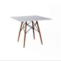 Mesa Jantar Quadrada Eiffel 80cm Branco Mdf Charles Eames - 2