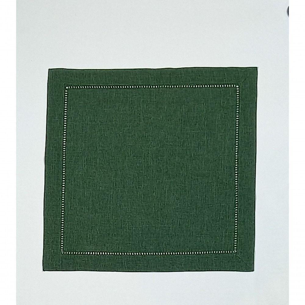Guardanapo De Linho Natal Verde 45X45 Cm - 2