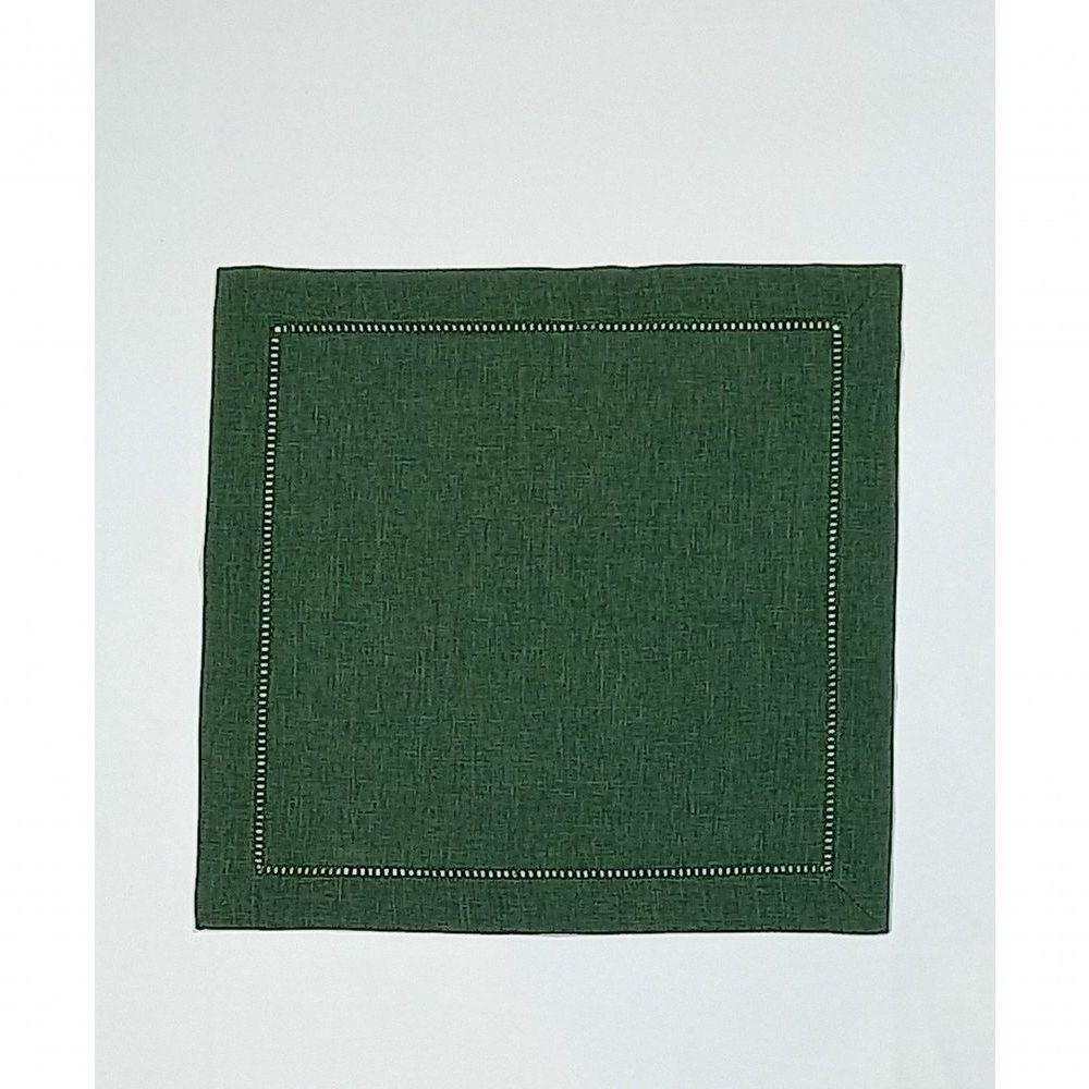 Guardanapo De Linho Natal Verde 45X45 Cm - 3