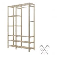 Kit Prateleiras Organizadoras Multiuso Cozinha Madeira Pinus E Organizador Pinus Para Cozinha Rústic - 1