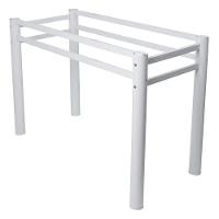 Base Retangular Para Mesa Jantar Branco1.20Mt
