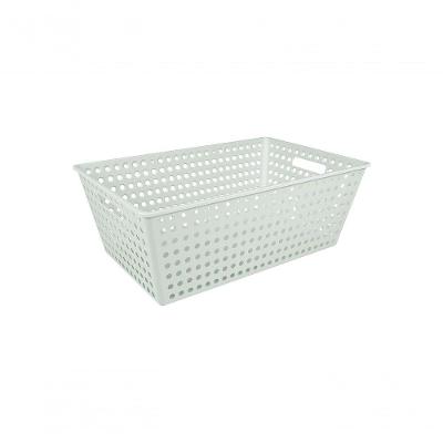 Cestão Organizador 38,6 L Retangular Plástico Cor Eco Natural Linha Flora Coza