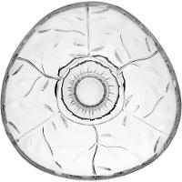 Centro Mesa 16X23X23Cm Vidro Transp - 2