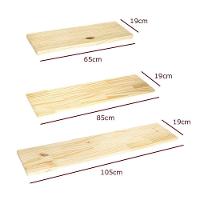 Prateleira Invisível Multiuso De Madeira Pinus Para Parede - Stolf 105cm - 4