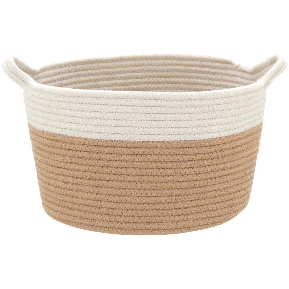 Allegra Cesta Tecido Branco 3Pç - 3