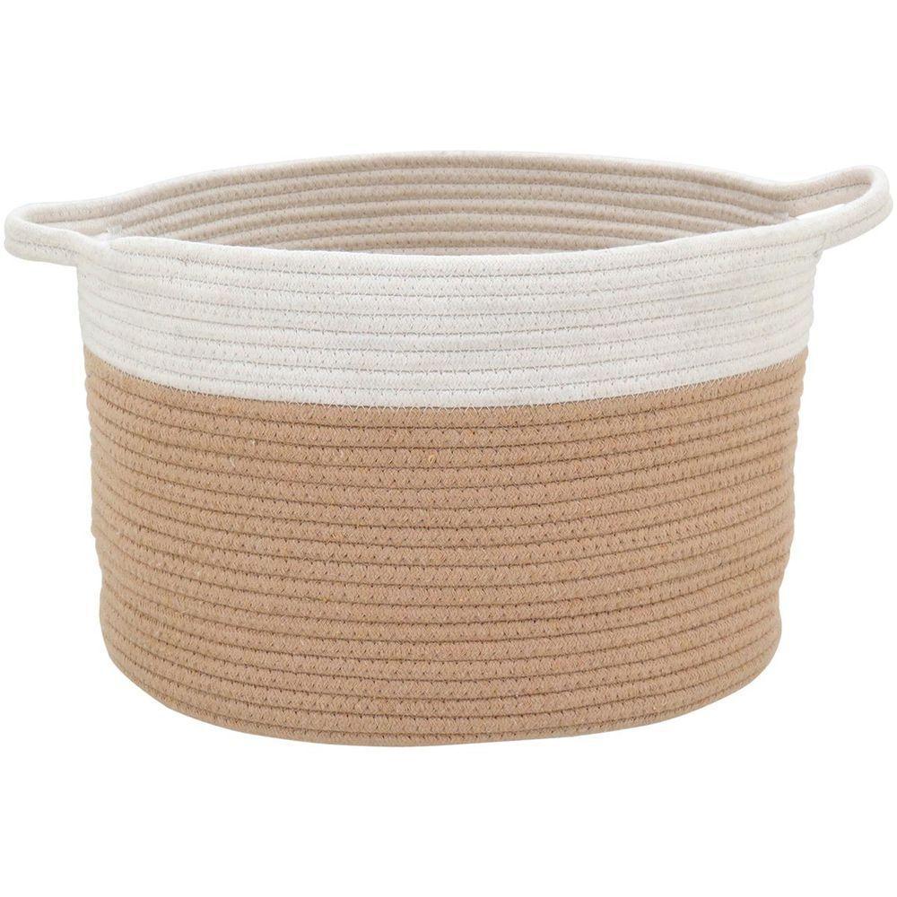 Allegra Cesta Tecido Branco 3Pç - 5