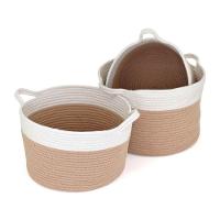 Allegra Cesta Tecido Branco 3Pç - 2