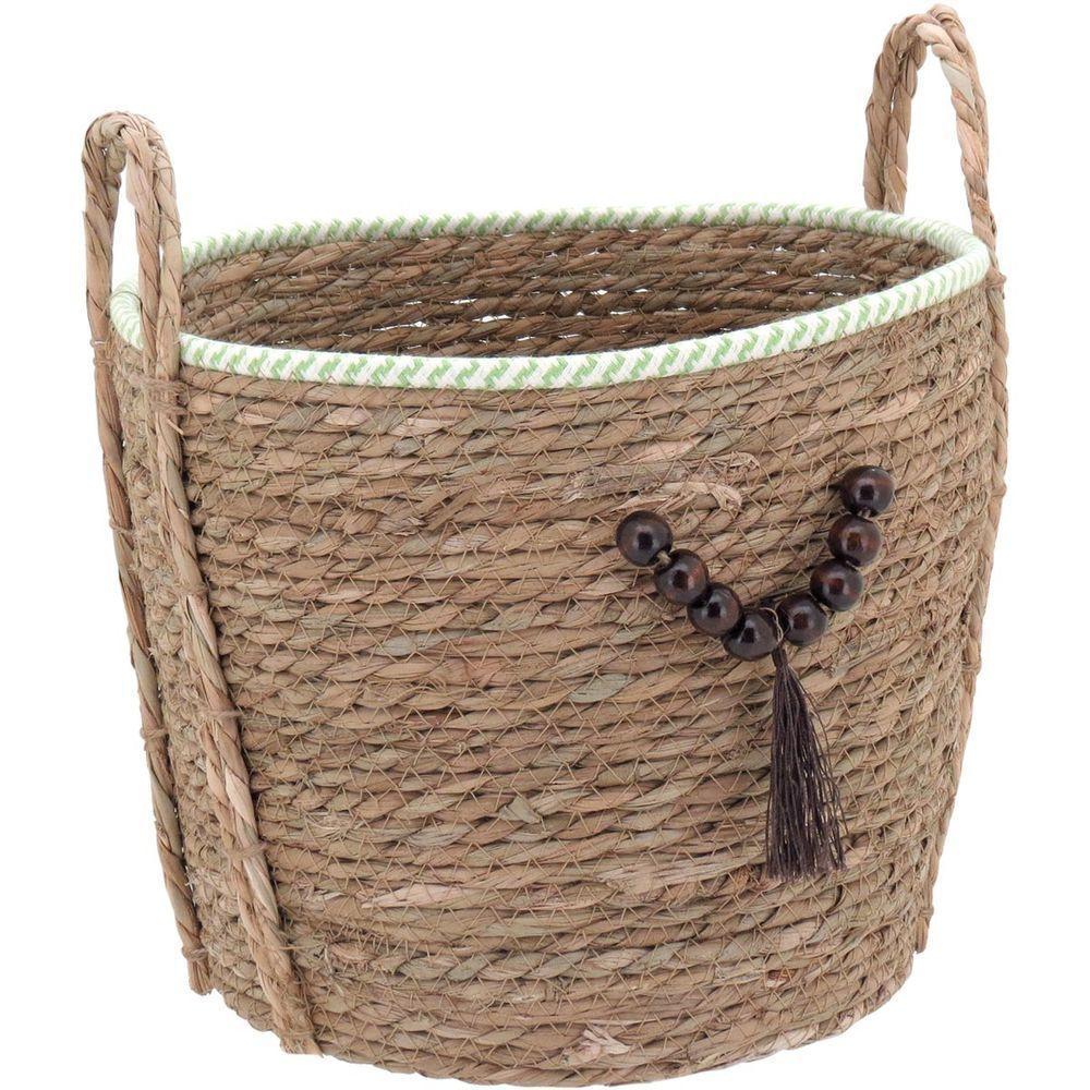 Abigail Cesta Fibra Verde 3Pç - 3