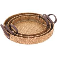 Bandeja Fibra Natural 3Pç - 3