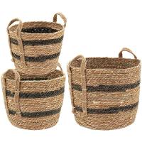 Buana Cesta Fibra Natural 3Pç - 1