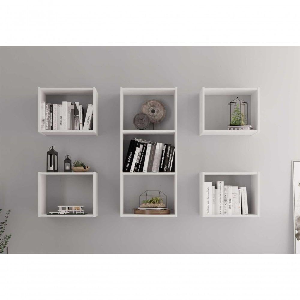 Conjunto De 7 Nichos Orlando Branco - 2