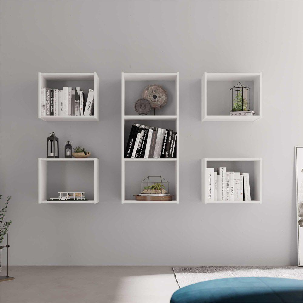 Conjunto De 7 Nichos Orlando Branco - 4