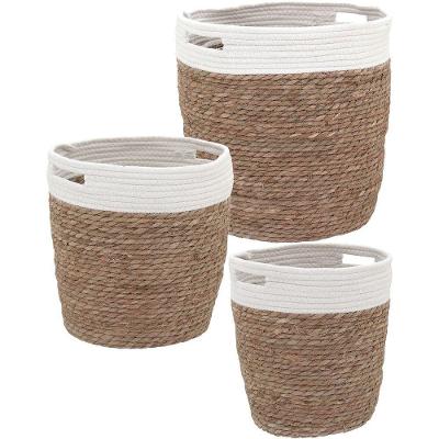 Empul Cesta Fibra Natural 3Pç