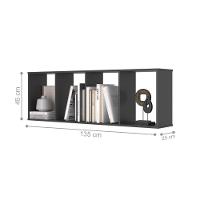 Kit De 4 Nichos Virgina Preto Onix - 2