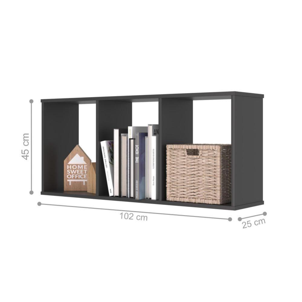 Kit De 3 Nichos Aras Preto Onix - 2