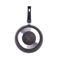 Panela Frigideira Tampa De Vidro Wok 24cm Antiaderente Alumínio - Preto - 2