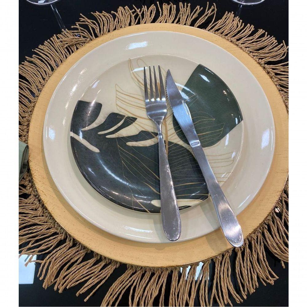 Faca De Mesa Em Aço Inox Refeição Gourmet 23cm - 4