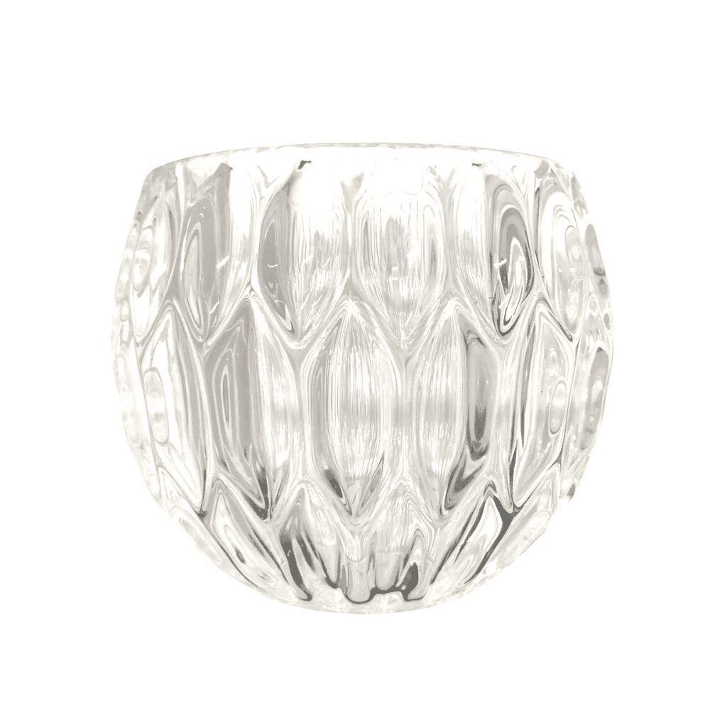Vaso De Vidro Decoração Moderna 9cm Axisray - 1