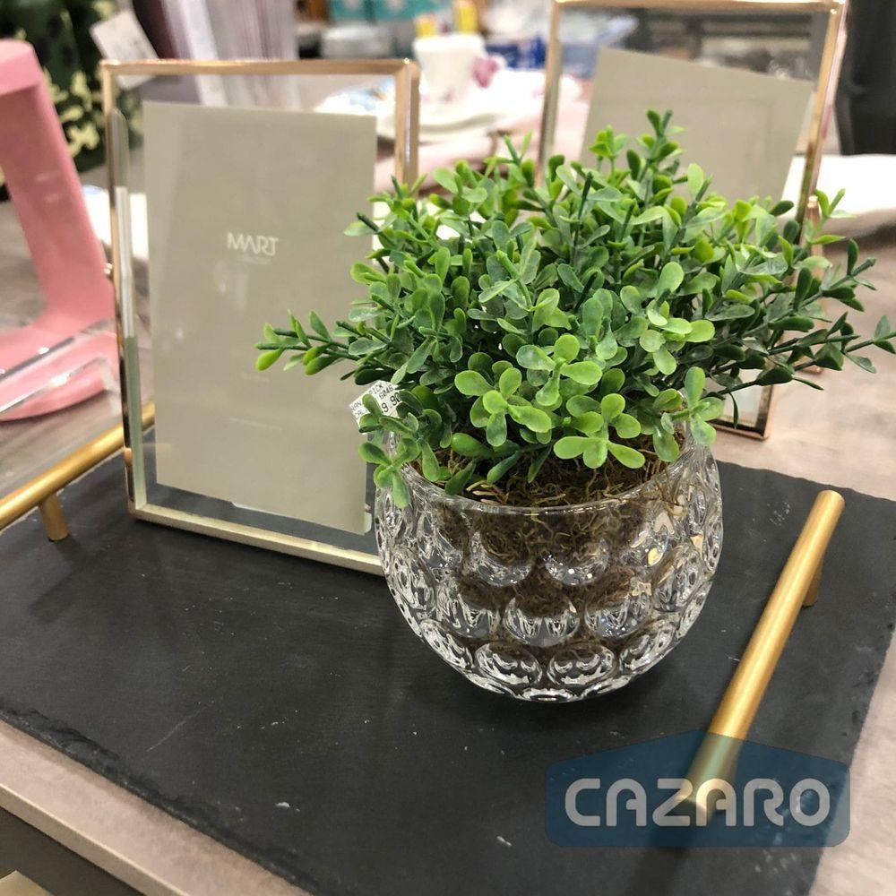 Vaso De Vidro Decoração Redondo 9cm Charm - 2