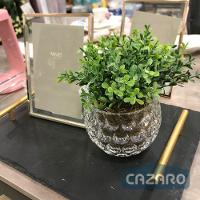 Vaso De Vidro Decoração Redondo 9cm Charm - 2