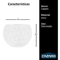 Vaso De Vidro Decoração Redondo 9cm Charm - 3