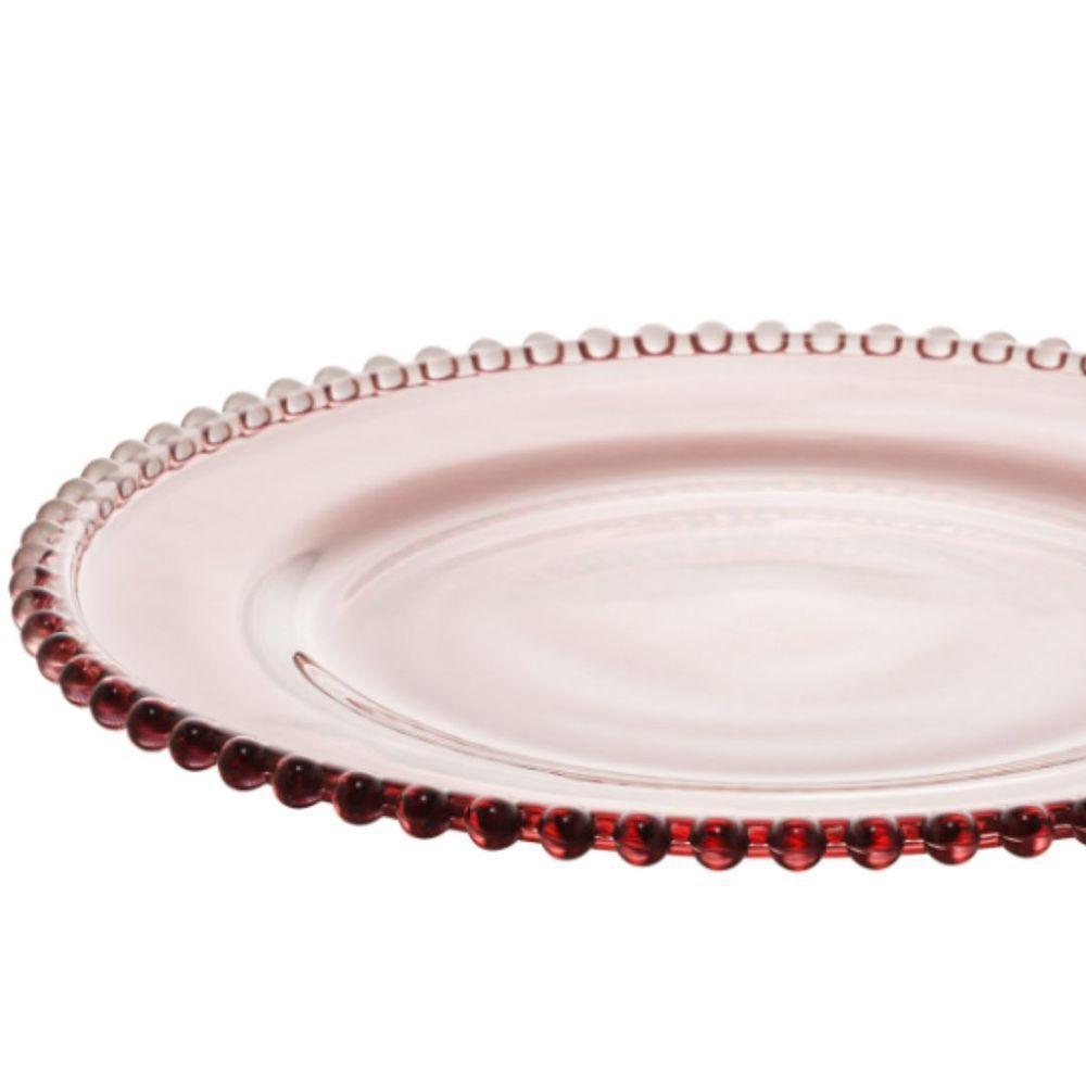 Sousplat Cristal Pearl Roxo Wolff 32 Cm - 5