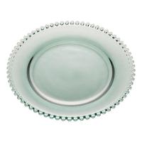 Sousplat Cristal Pearl Verde Wolff 32 Cm - 1