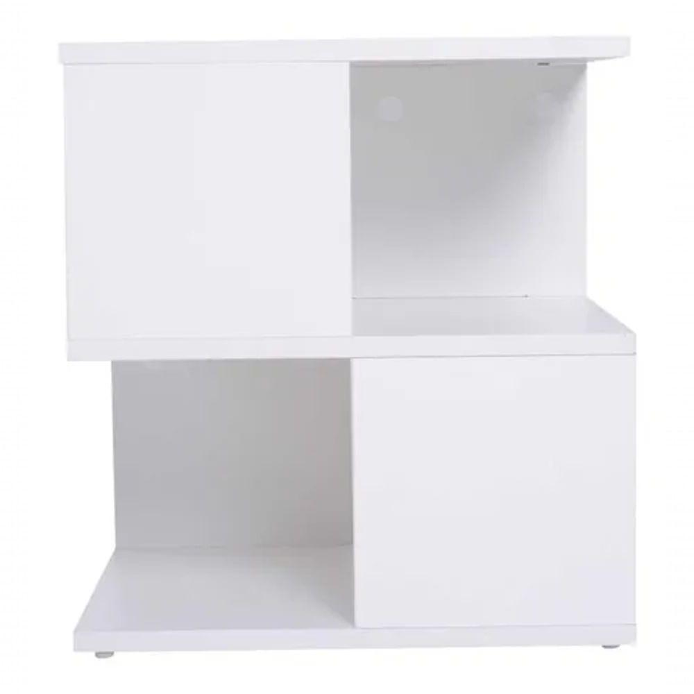 Estante Mesa Nicho Duplo Vazado 100% Mdf Quarto Sala - 2