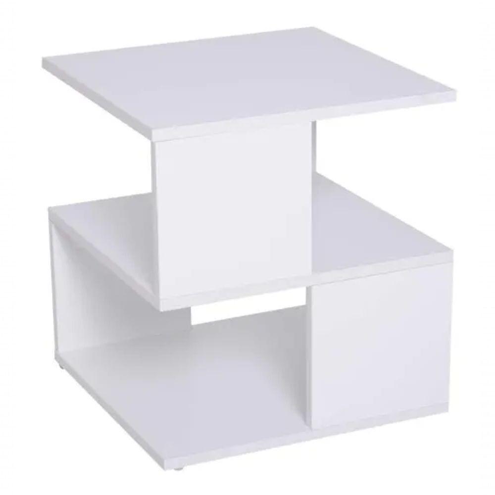 Estante Mesa Nicho Duplo Vazado 100% Mdf Quarto Sala - 4