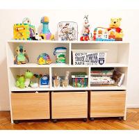 Estante De Nichos Com Baús Organizadores Natan 100% Mdf - 3