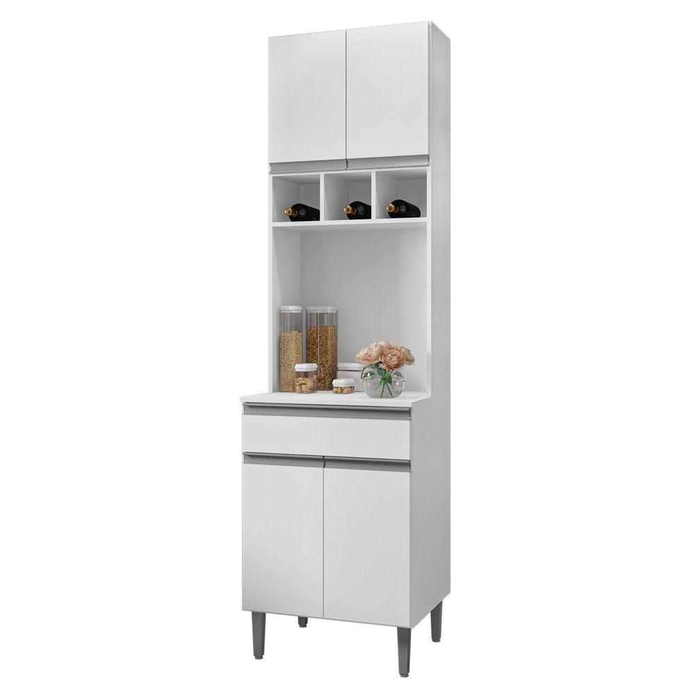 Paneleiro Torre Quente Andréia 04 Portas Branco - 1