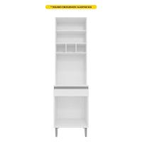 Paneleiro Torre Quente Andréia 04 Portas Preto - 3