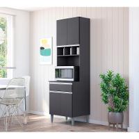 Paneleiro Duplo 4 Portas 61 Cm Andreia Cinza Reajl Cinza - 5