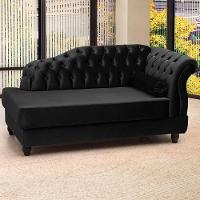 Recamier Diva Chaise Capitone 160 Cm Pes Mdf Gane Sl 944 Veludo Peer Sl 944