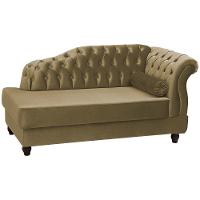 Recamier Diva Chaise Capitone 160 Cm Pes Mdf Gane Sl 945 Veludo Peer Sl 945 - 1