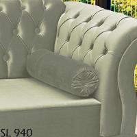 Recamier Diva Chaise Capitone 160 Cm Pes Mdf Gane Sl 940 Veludo Peer Sl 940 - 7