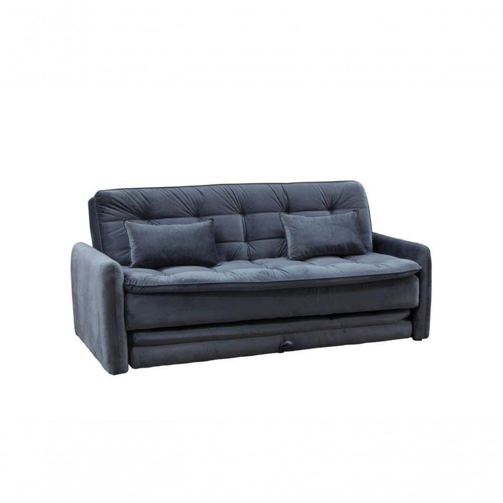 Sofá Cama Reclinável Com Cama Auxiliar Madalena - Chumbo - 1