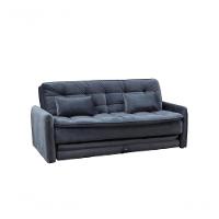 Sofá Cama Reclinável Com Cama Auxiliar Madalena - Chumbo - 1