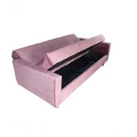 Sofá Cama Casal Reclinável Com Baú Pamela - Turkey Rose - 3