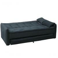 Sofá Cama Reclinável Com Cama Auxiliar Chumbo Light - 7