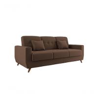 Sofá Cama Casal Reclinável Com Baú Pamela - Turkey Chocolate - 4