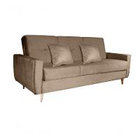 Sofá Cama Casal Reclinável Com Baú Pamela - Marrom Claro - 5