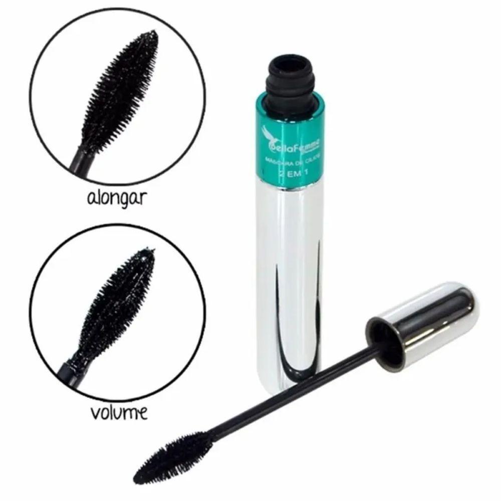 Bella Femme Máscara Para Cílios Rímel 2 Em 1 Volume Extra Bf10046 - 1