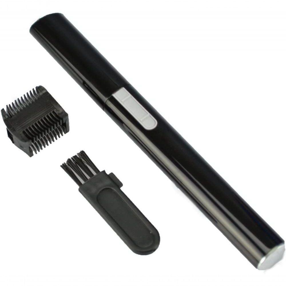Depilador Portátil Facial E íntimo Unissex Ultra Fino Caneta Preta - 1