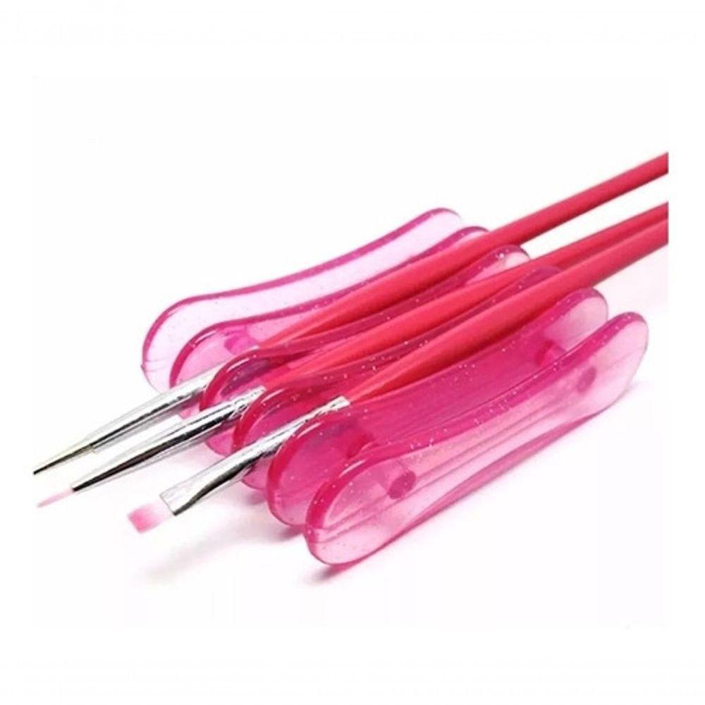 Grade Pincéis Unhas Porta Acessório Suporte Pincel Acrigel - 1