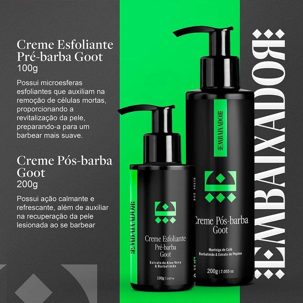 Kit 03 Creme Pós Barba Goot Embaixador 200G - 3