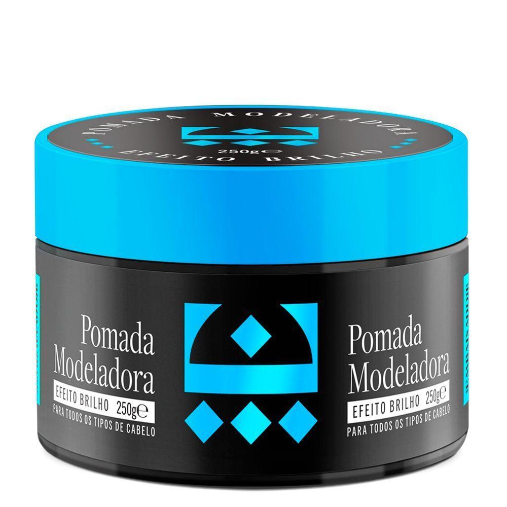 Kit 5 Pomada Para Cabelo Efeito Brilho Embaixador 250G - 2