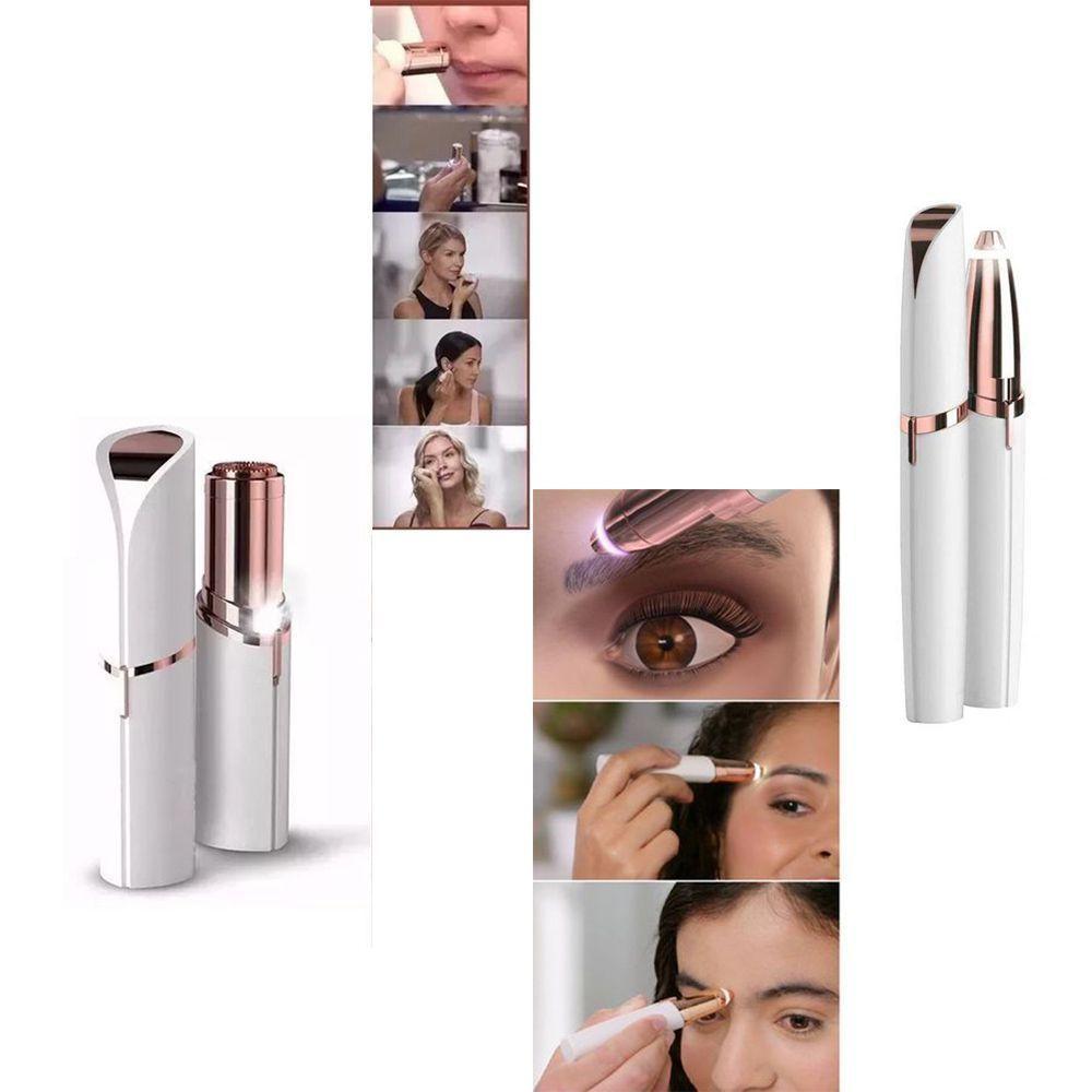 Kit 2 Depilador Batom Sobrancelha E Depilador Buço Aparador .caneta Usb + Baton Usb - 1