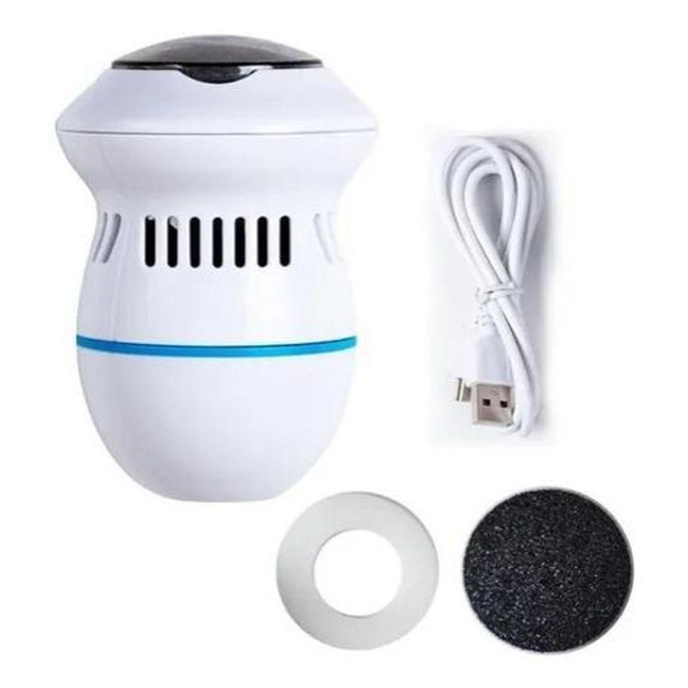 Lixadeira Pé Elétrico Recarregavel Removedor Calo Esfoliado Usb Arrendondada - 5